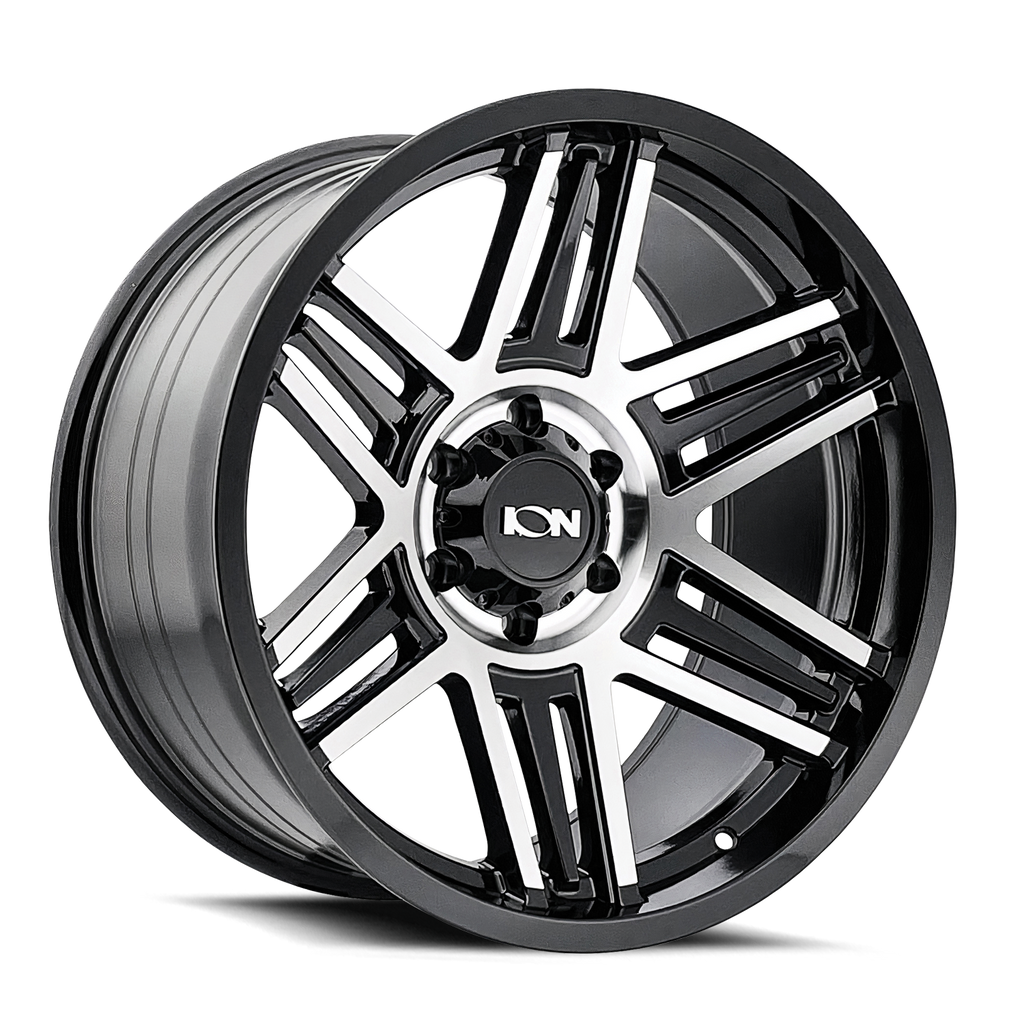 ION 147 GLOSS BLACK MACHINED 17X9 5-127 0MM 78.1MM
