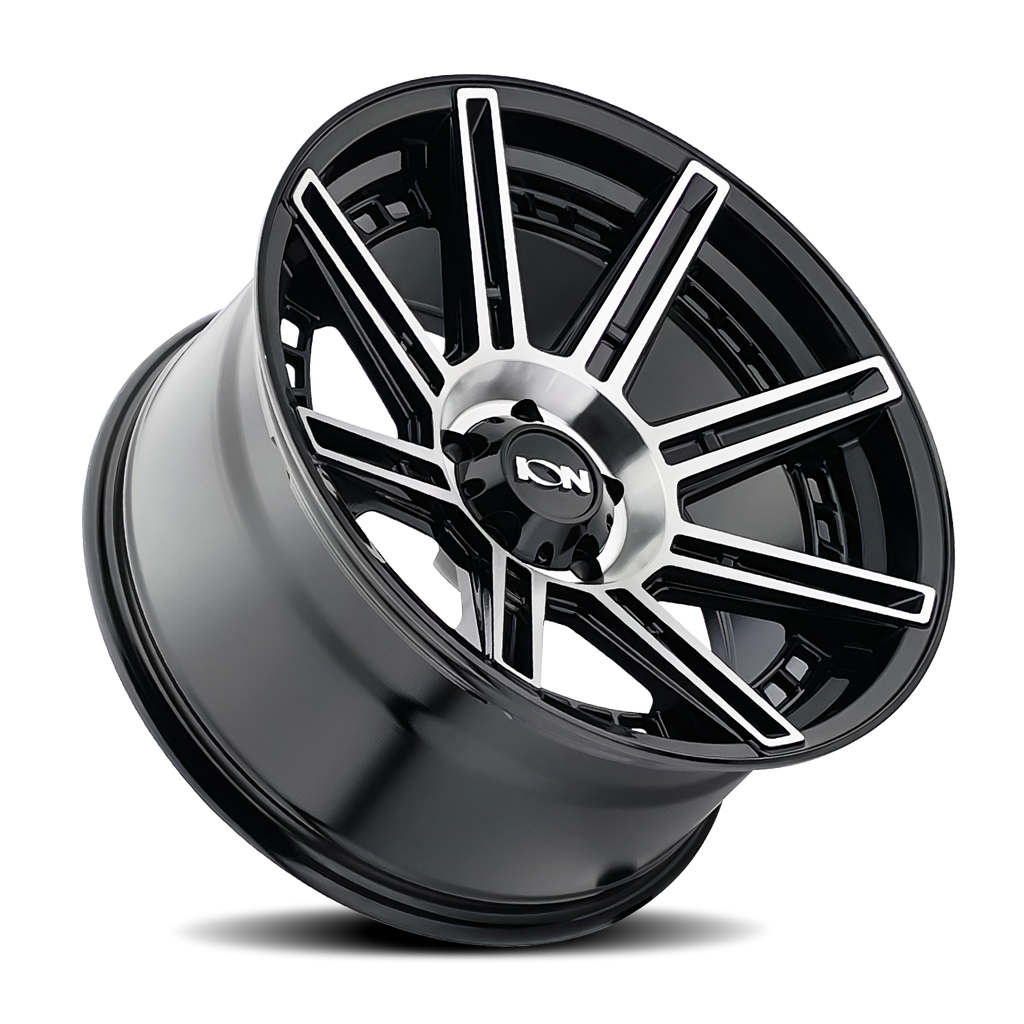 ion 149 gloss black machined 20x9 6-135 -12mm 87.1mm