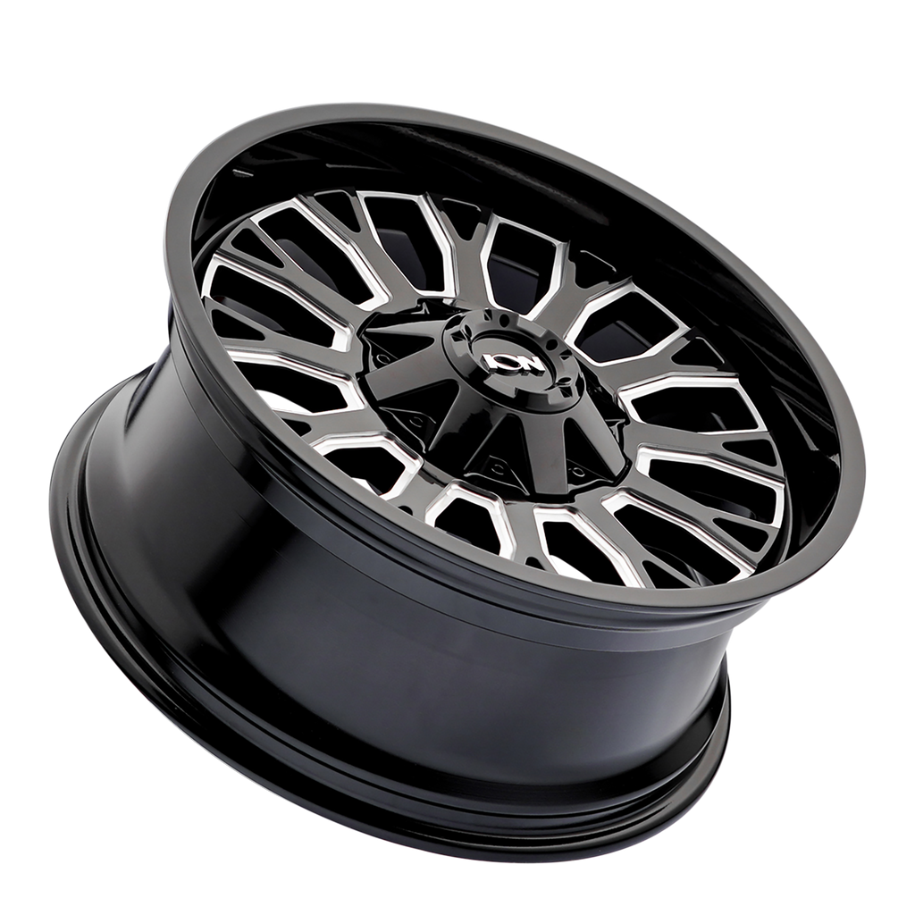 ion 152 gloss black milled 20x9 8-165.1 0mm 125.2mm