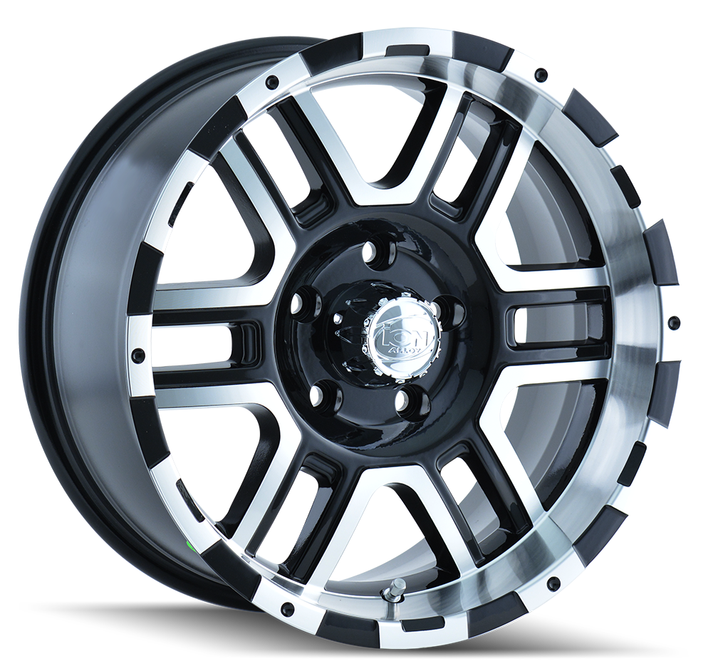 ION Alloy 179 wheel in Satin Black Machined