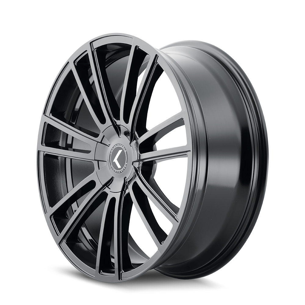 kraze spectra 183 gloss black 20x8.5 5-112/5-120 38mm 74.1mm