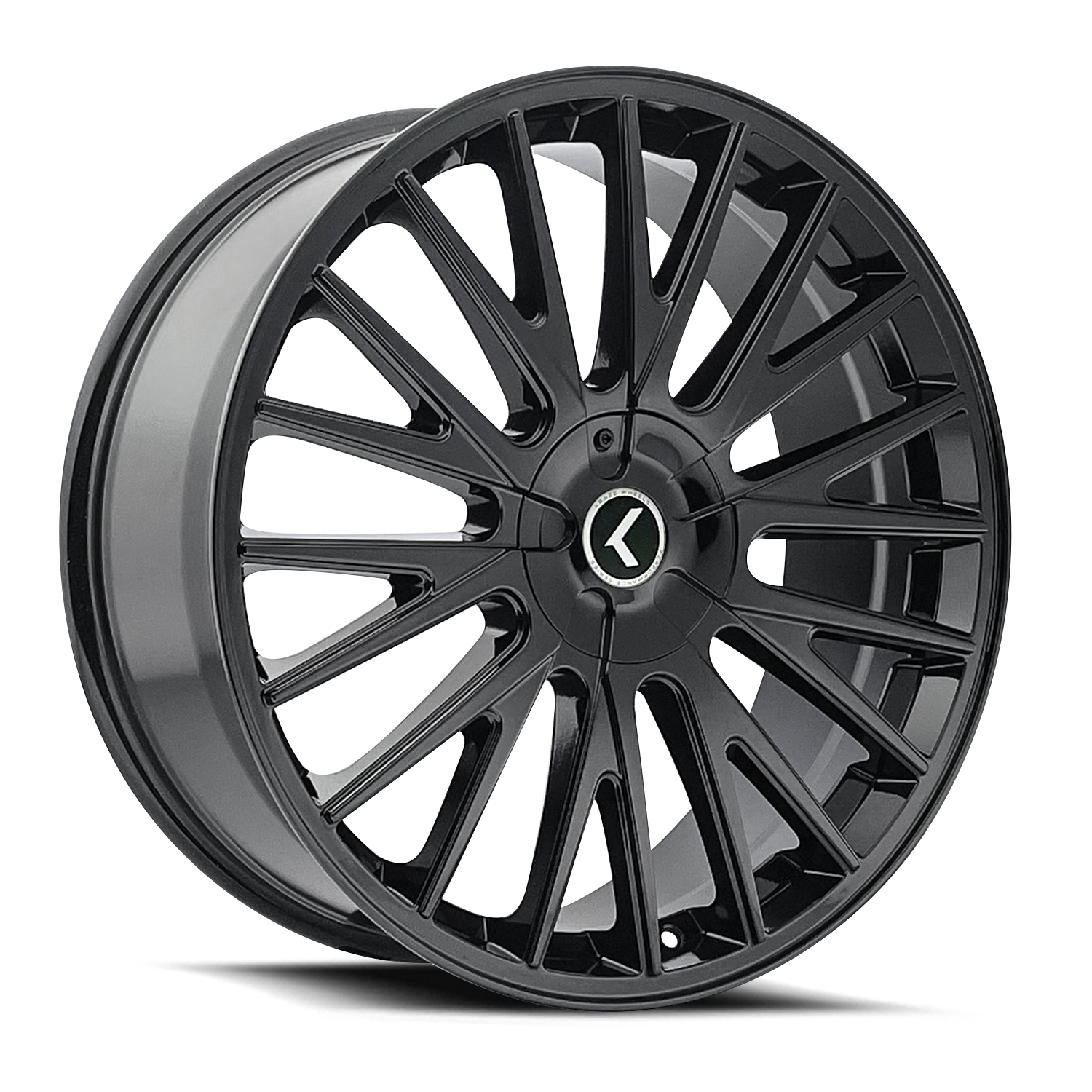 KRAZE DOUBLE DOWN KR185 GLOSS BLACK 17X8 5x108/5x114.3 38MM 73MM