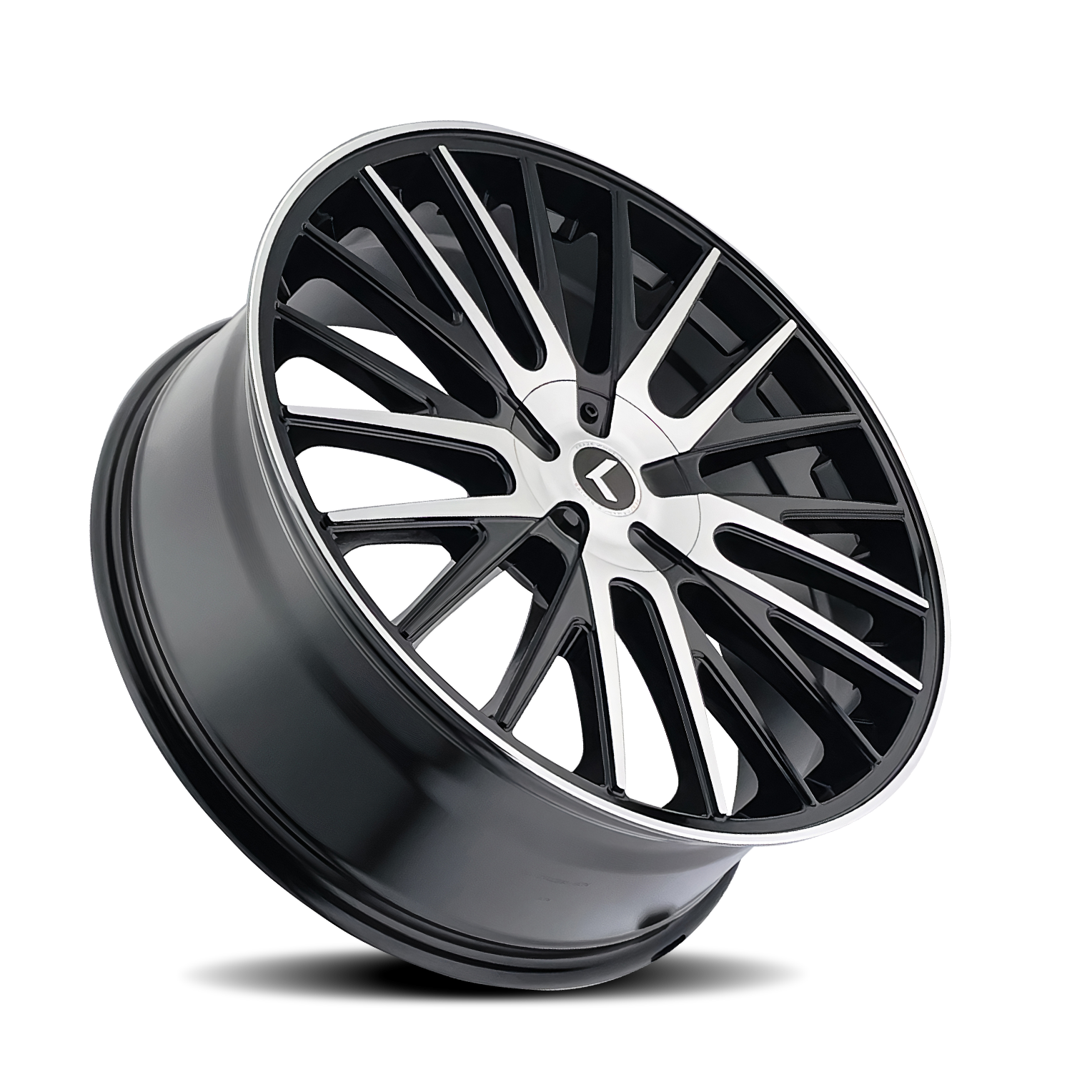 kraze double down kr185 black machined 22x8.5 5-100/5-114.3 38mm 73mm