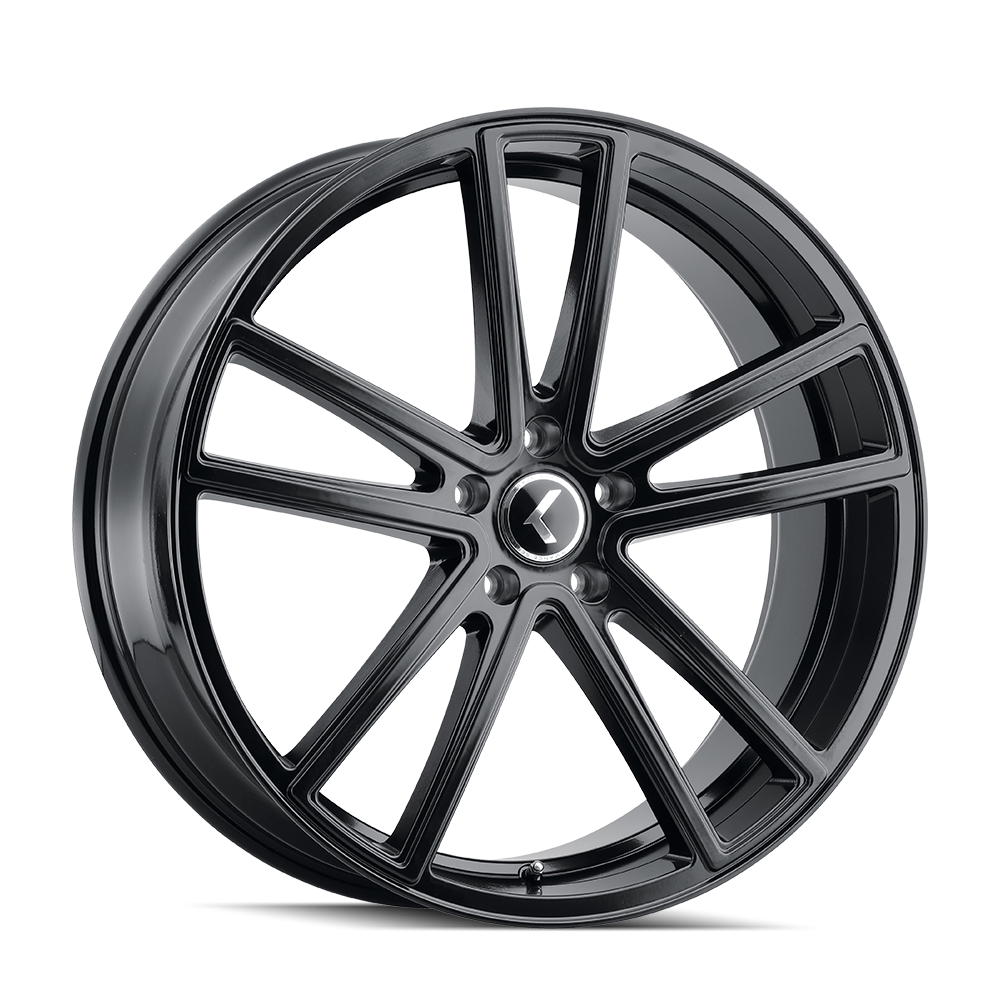 KRAZE LUSSO KR190 GLOSS BLACK 22X8.5 5-120 38MM 74.1MM