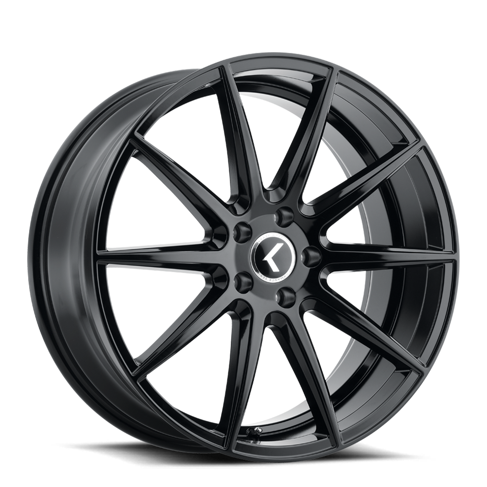 KRAZE COSMOS KR194 GLOSS BLACK 18X8 5-108 40MM 63.5MM