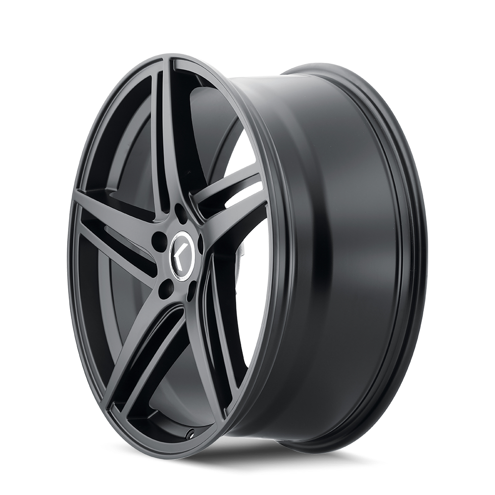 kraze milano kr195 satin black 18x8 5-114.3 40mm 72.62mm