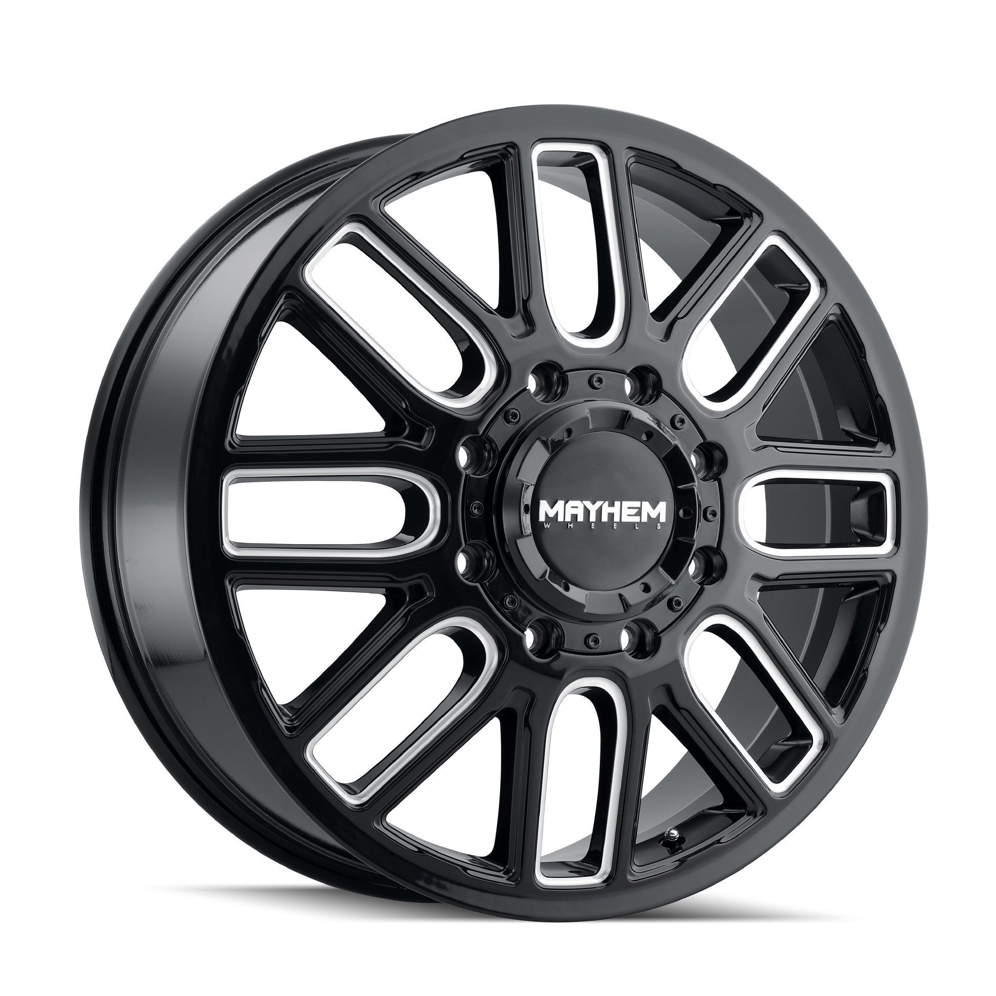 Mayhem COGENT DUALLY wheel in Gloss Black Milled