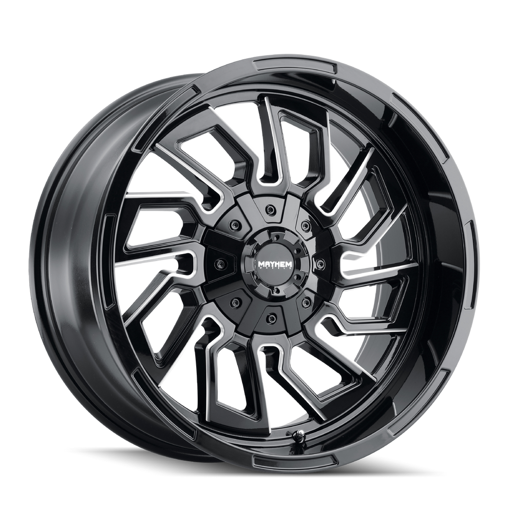 MAYHEM FLYWHEEL 8111 GLOSS BLACK MILLED 20X9 5-127/5-139.7 0MM 87.1MM