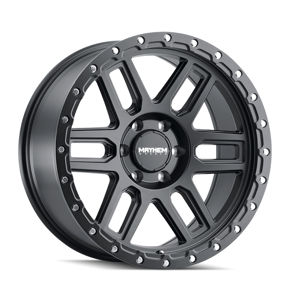 MAYHEM DELTA 8304 MATTE BLACK 20X9 8-165.1 -12MM 125.2MM