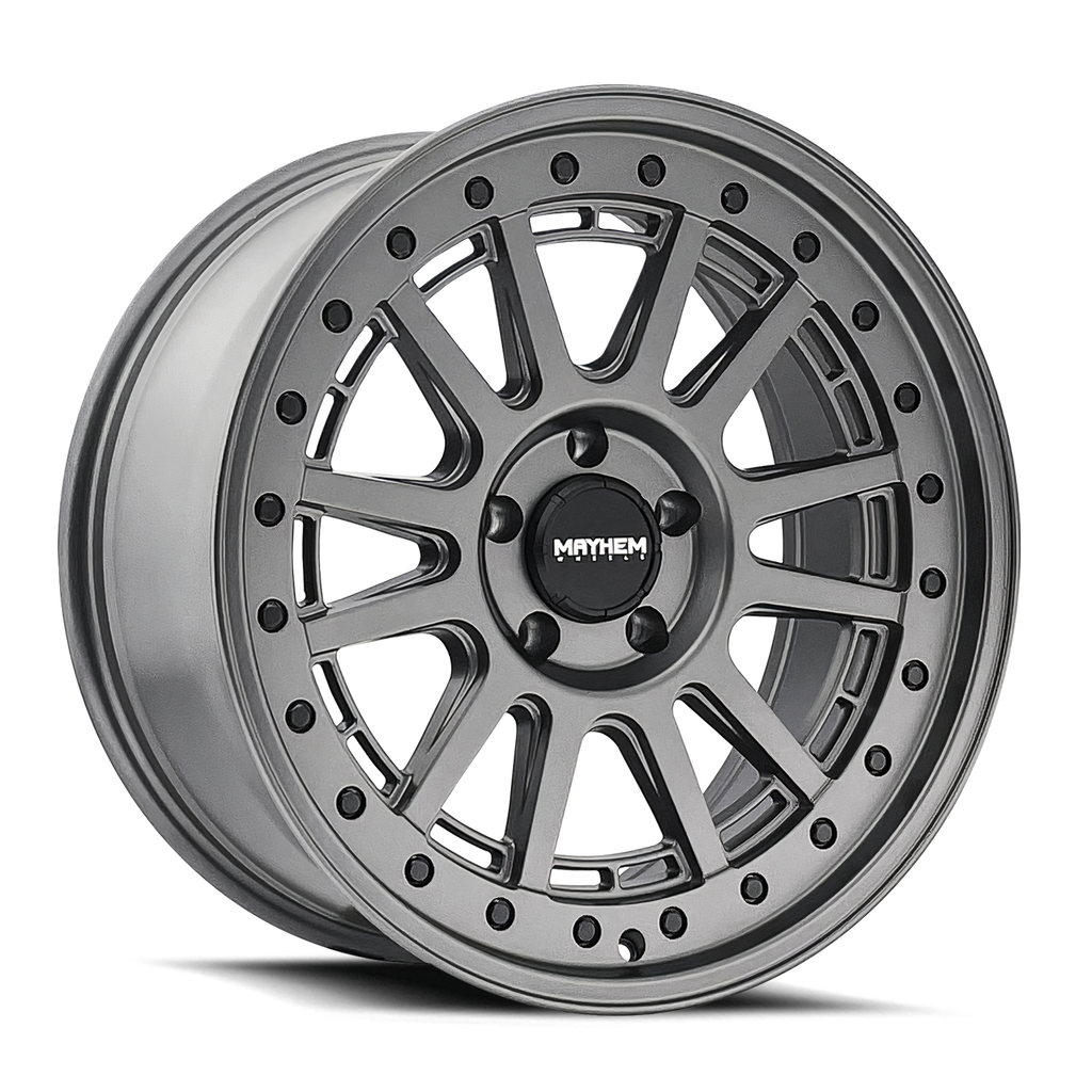 MAYHEM COMPASS 8305 MATTE GUNMETAL W/ BLK BOLT 20X9 5-127 0MM 78.1MM