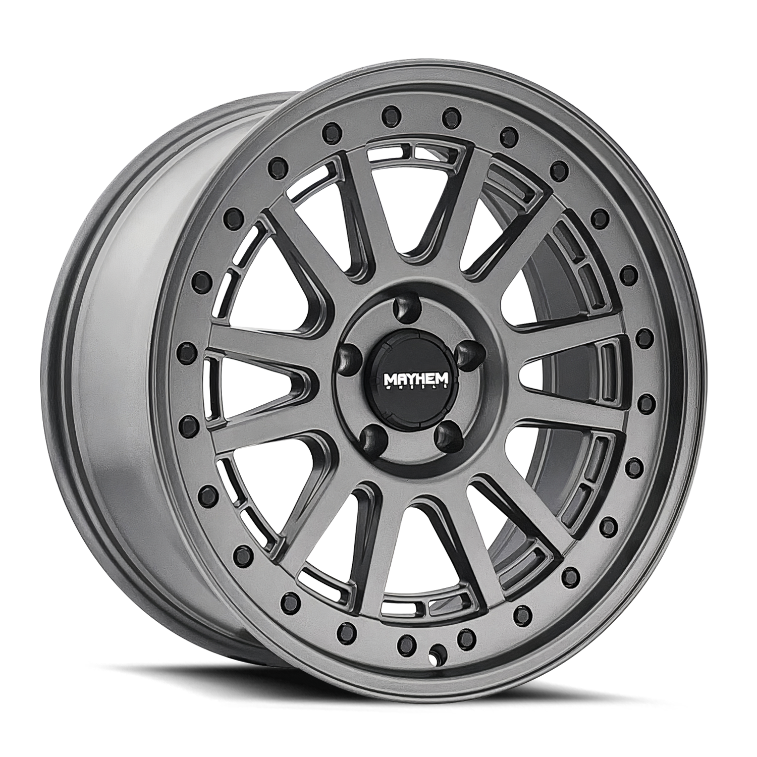 Mayhem COMPASS wheel in Satin Gunmetal