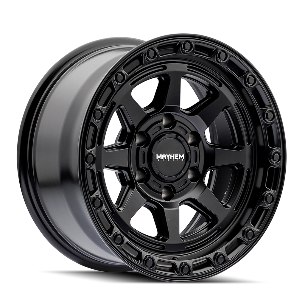 MAYHEM RIDGELINE 8306 SATIN BLACK 17X8.5 6-139.7 6MM 106.1MM
