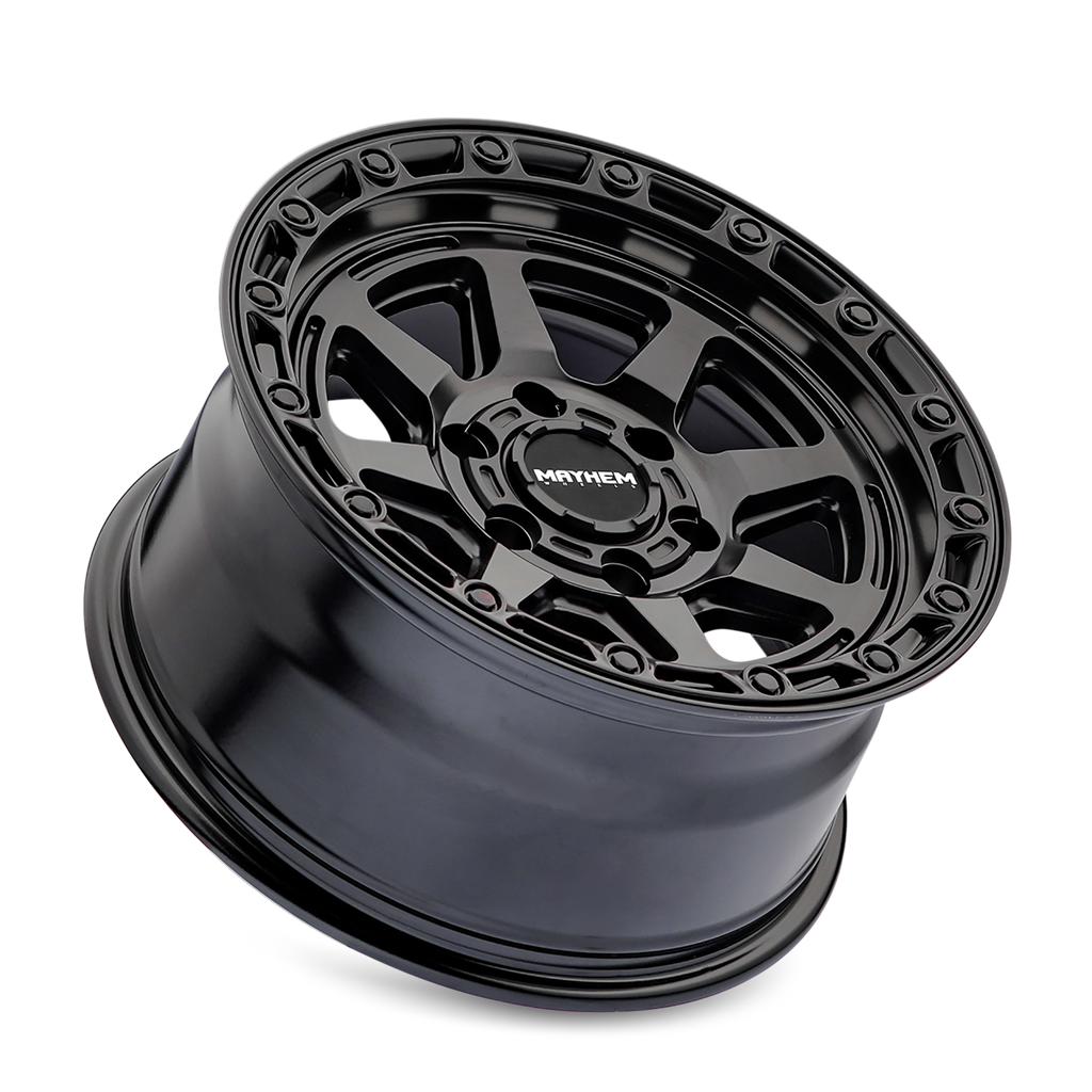 mayhem ridgeline 8306 satin black 17x8.5 5-127 -6mm 78.1mm