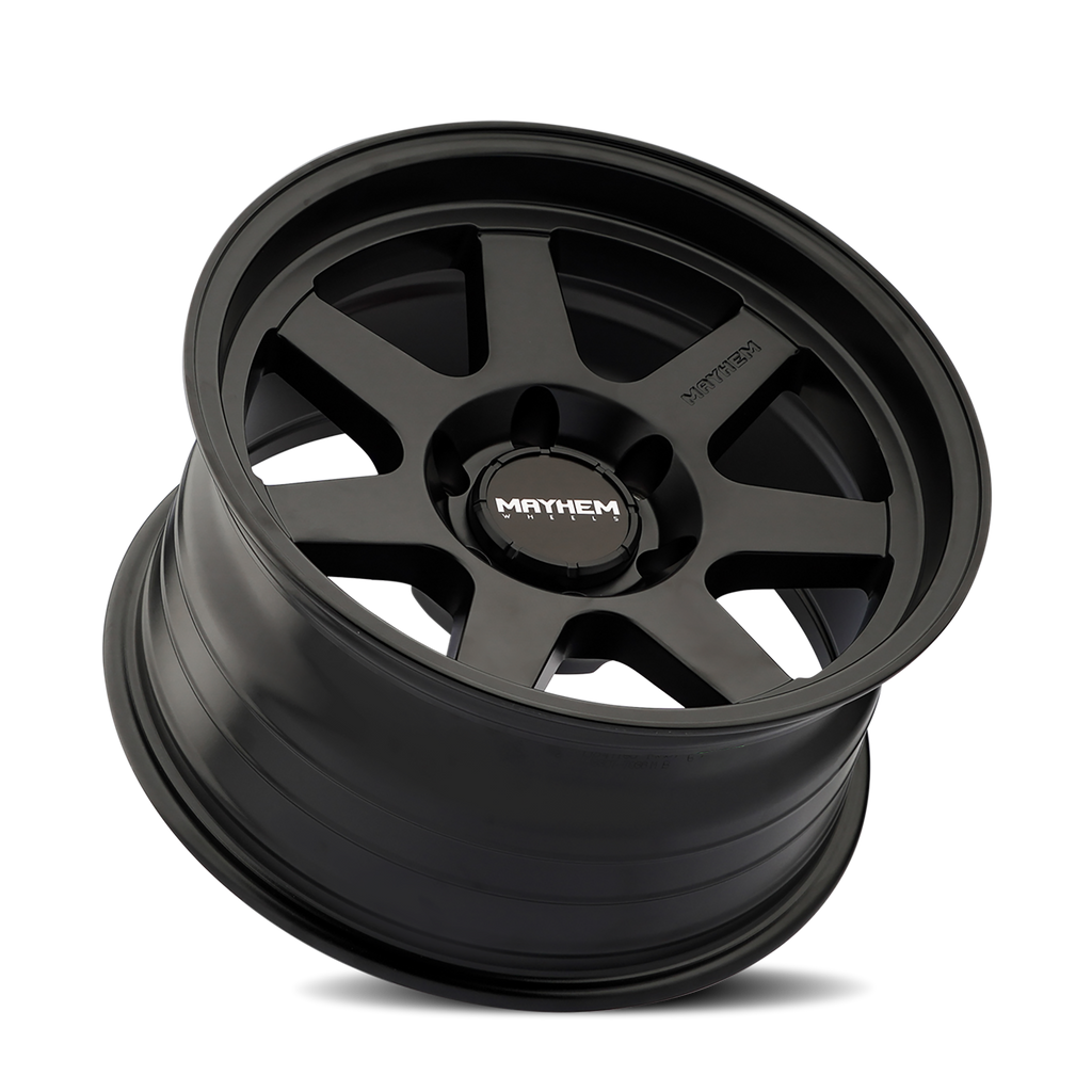 mayhem convoy 8307 satin black 17x9 5-127 -6mm 78.1mm