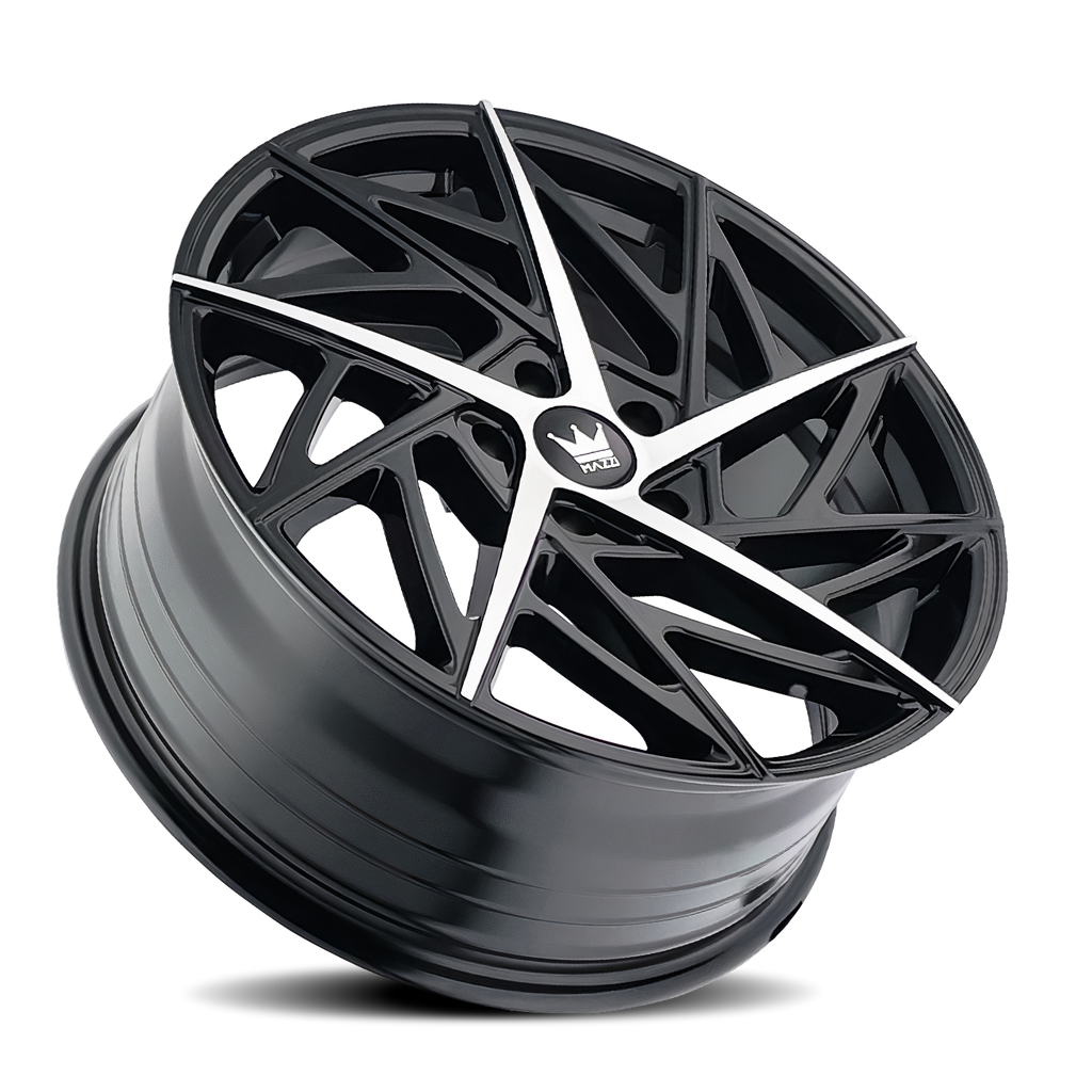 mazzi freestyle 377 gloss black machined 20x8.5 5-120 35mm 74.1mm