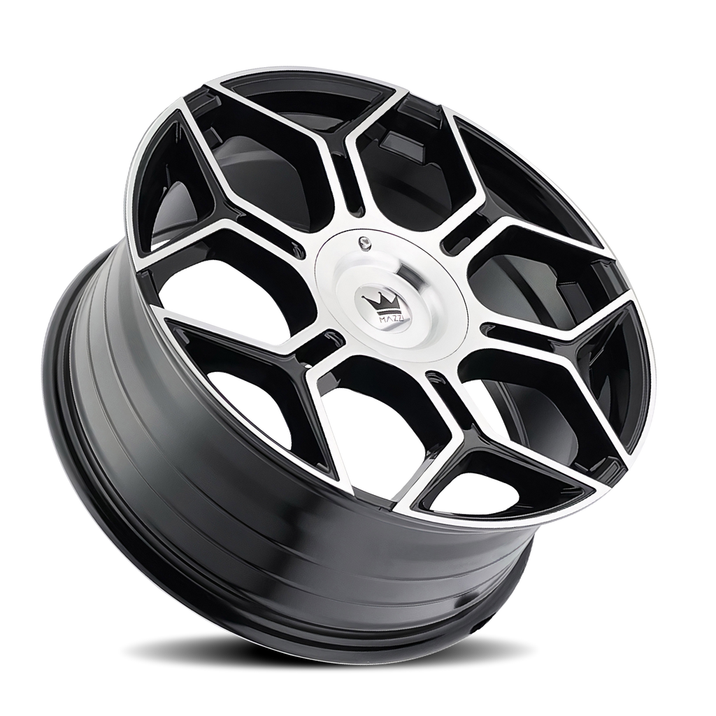 mazzi libra 379 gloss black machined 20x8.5 5-108/5-114.3 35mm 72.6mm