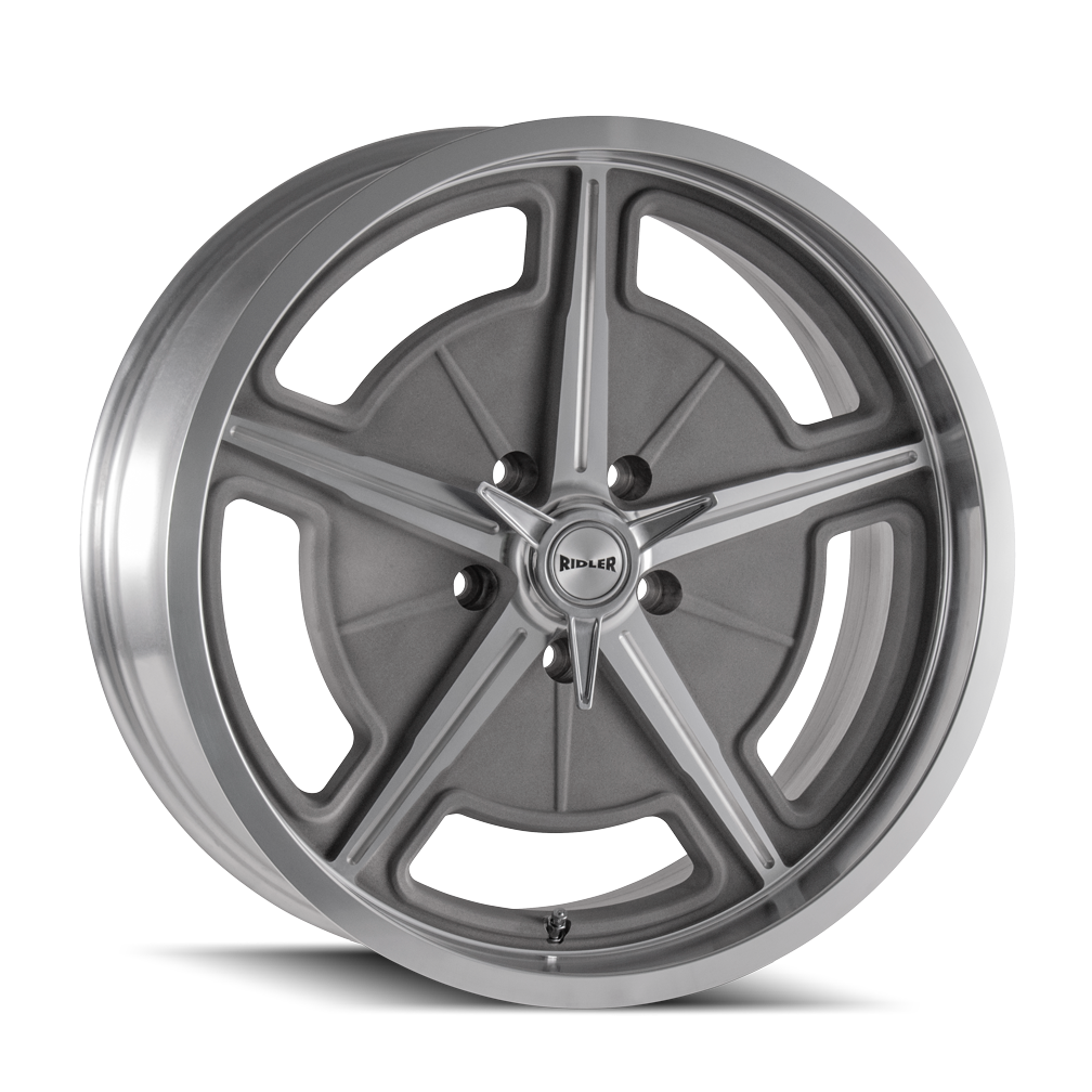 RIDLER 605 MATTE AS-CAST MACHINED 18X8 5-120.65 0MM 83.82MM