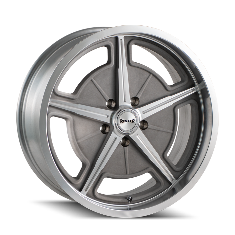 Ridler 605 wheel in Matte As-Cast Machined
