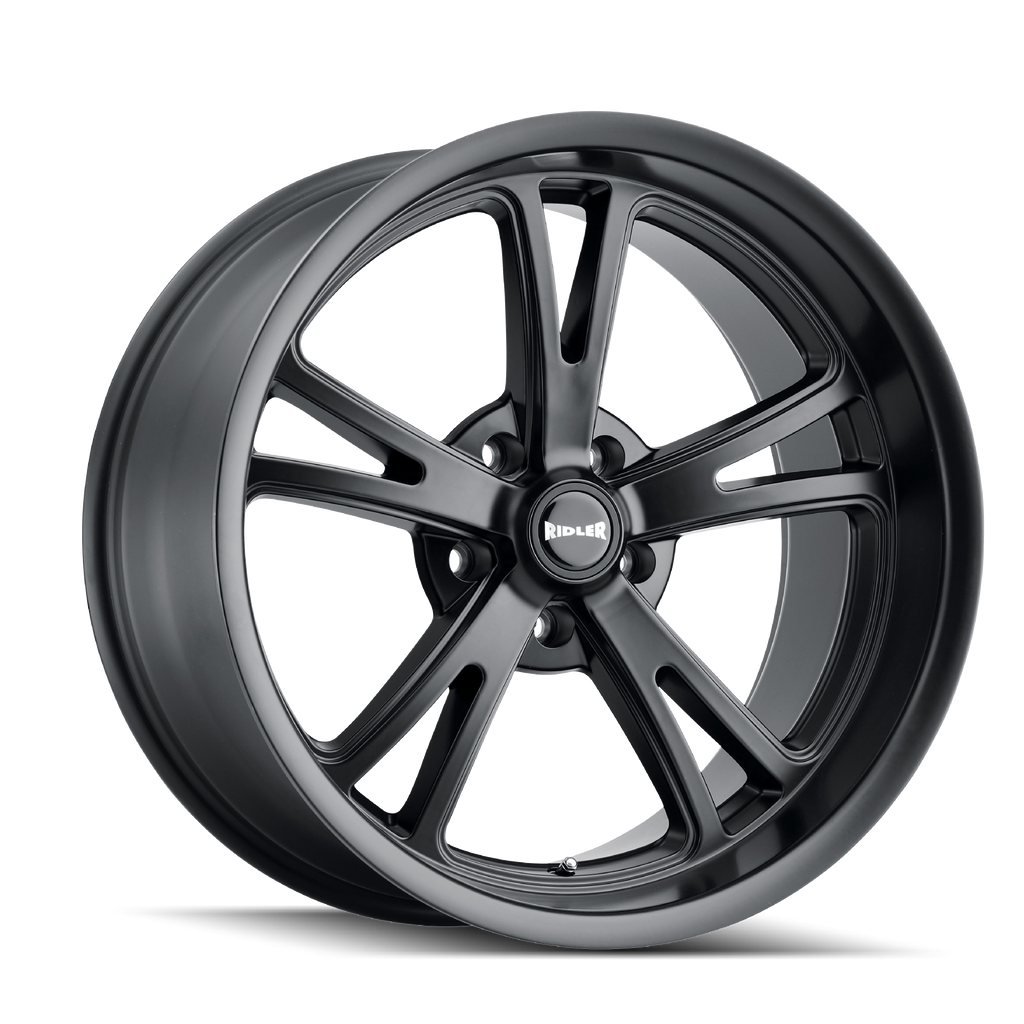 RIDLER 606 MATTE BLACK 22X10.5 5-115 25MM 72.62MM