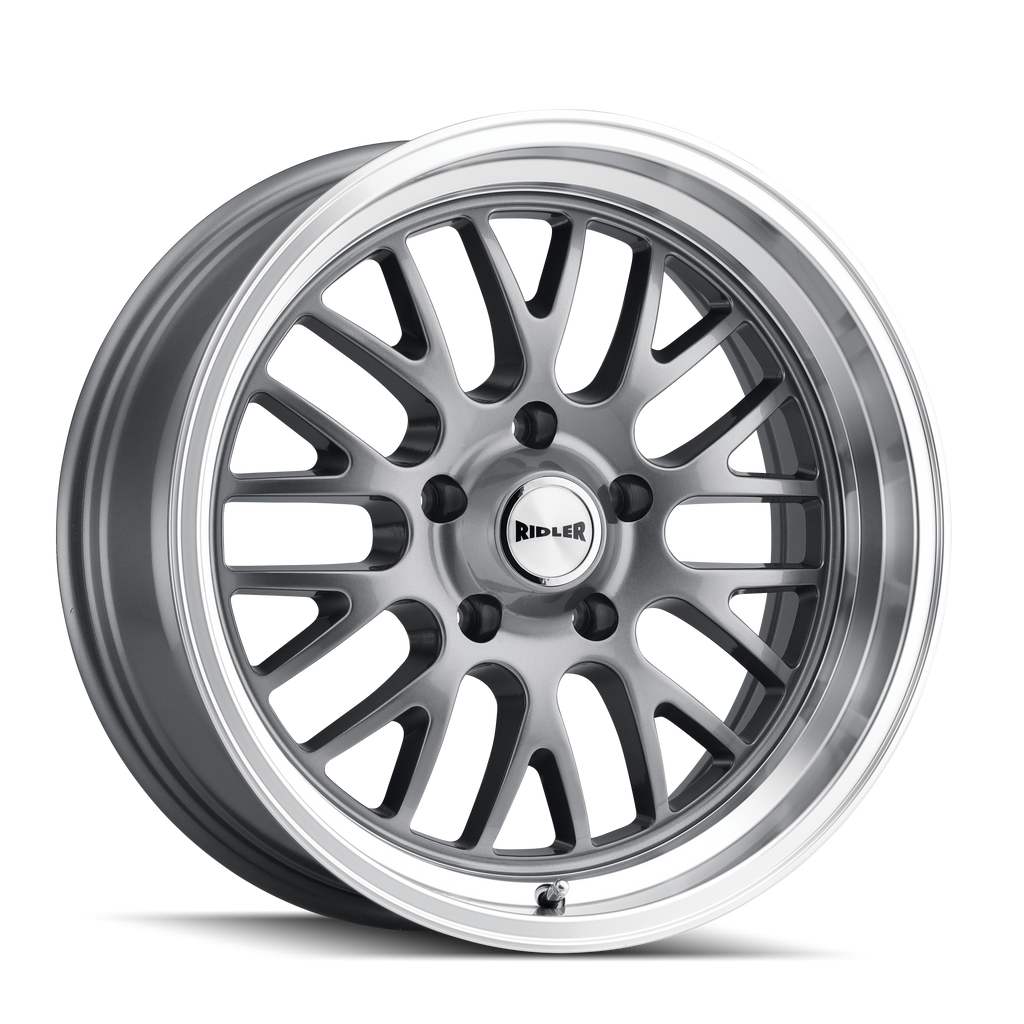 RIDLER 607 GLOSS GREY MACHINED 20X10 5-127 0MM 83.82MM