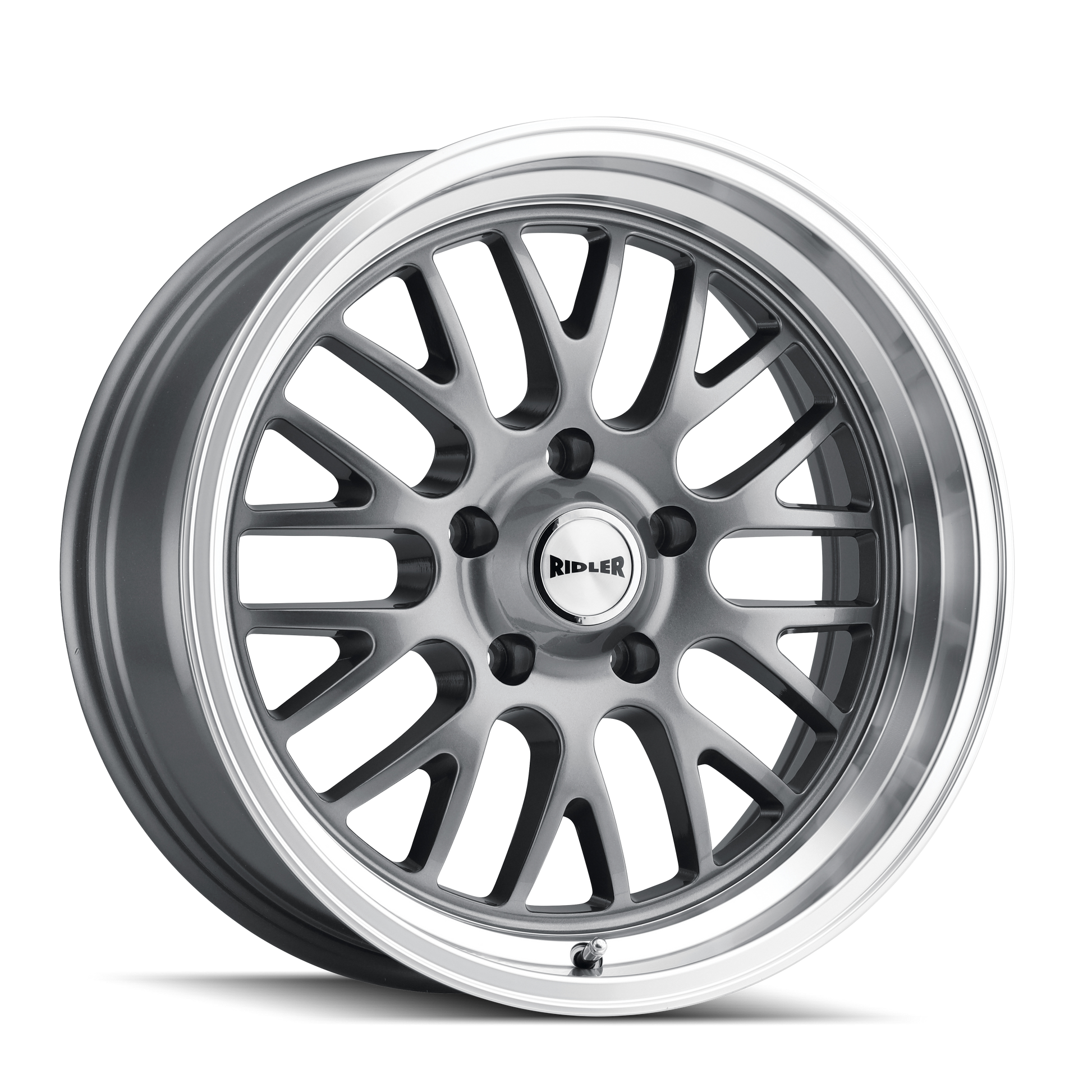 RIDLER 607 GLOSS GREY MACHINED 20X8.5 5-127 0MM 83.82MM
