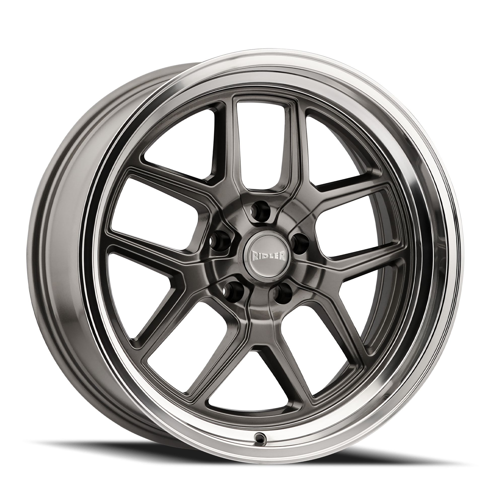 Ridler 610 wheel in Gloss Grey Polished
