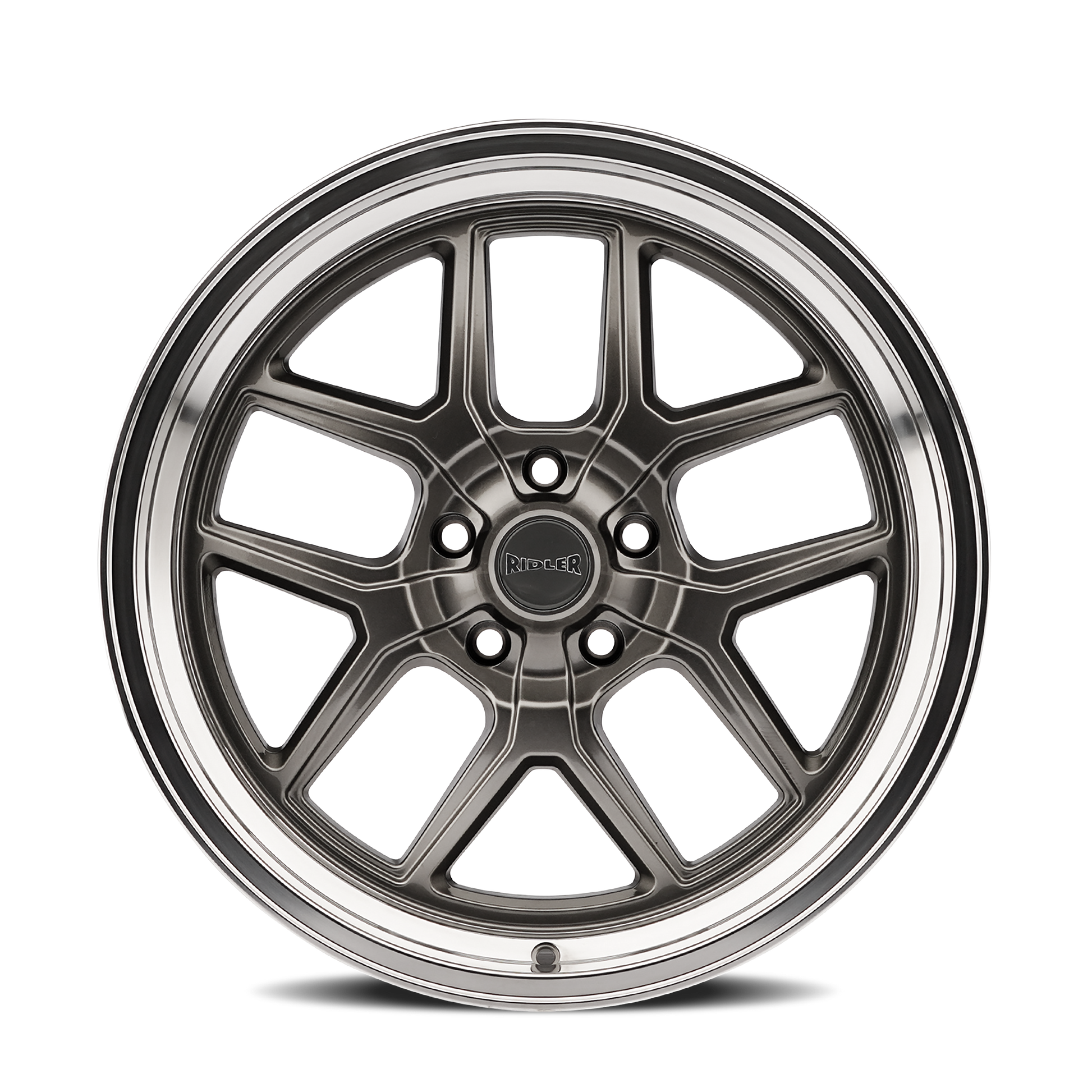 Ridler 610 wheel in Gloss Grey Polished — view 4