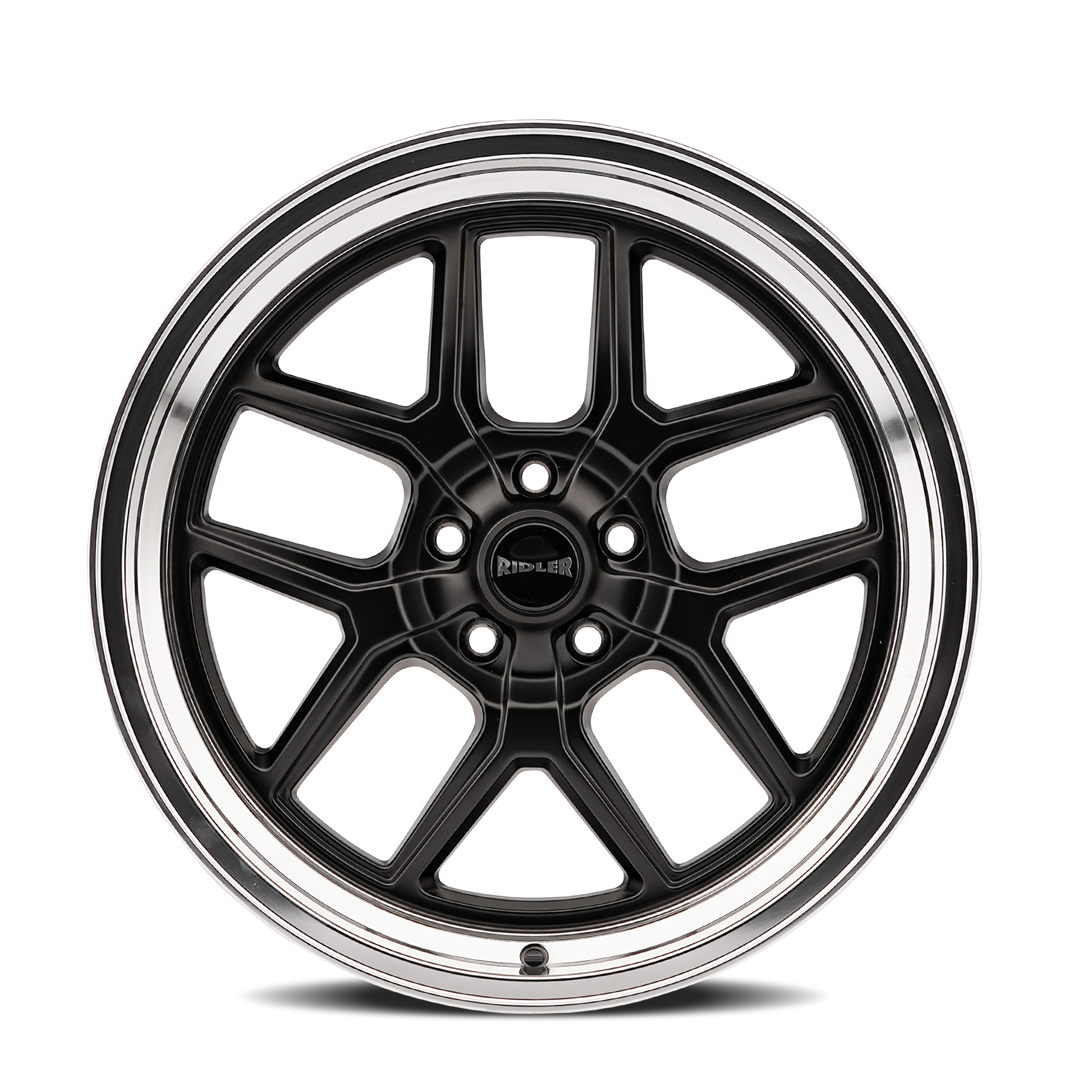 Ridler 610 wheel in Matte Black Polished — view 3