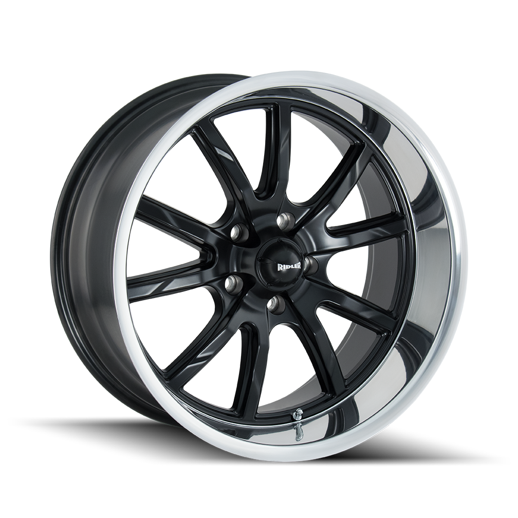 Ridler 650 wheel in Matte Black Polished