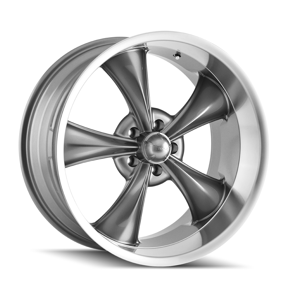 Ridler 695 wheel in Gloss Grey Machined
