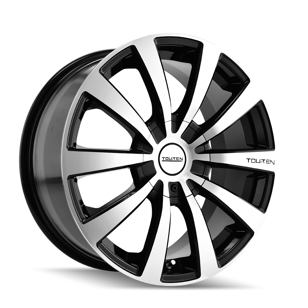 Touren TR3 wheel in Gloss Black Machined