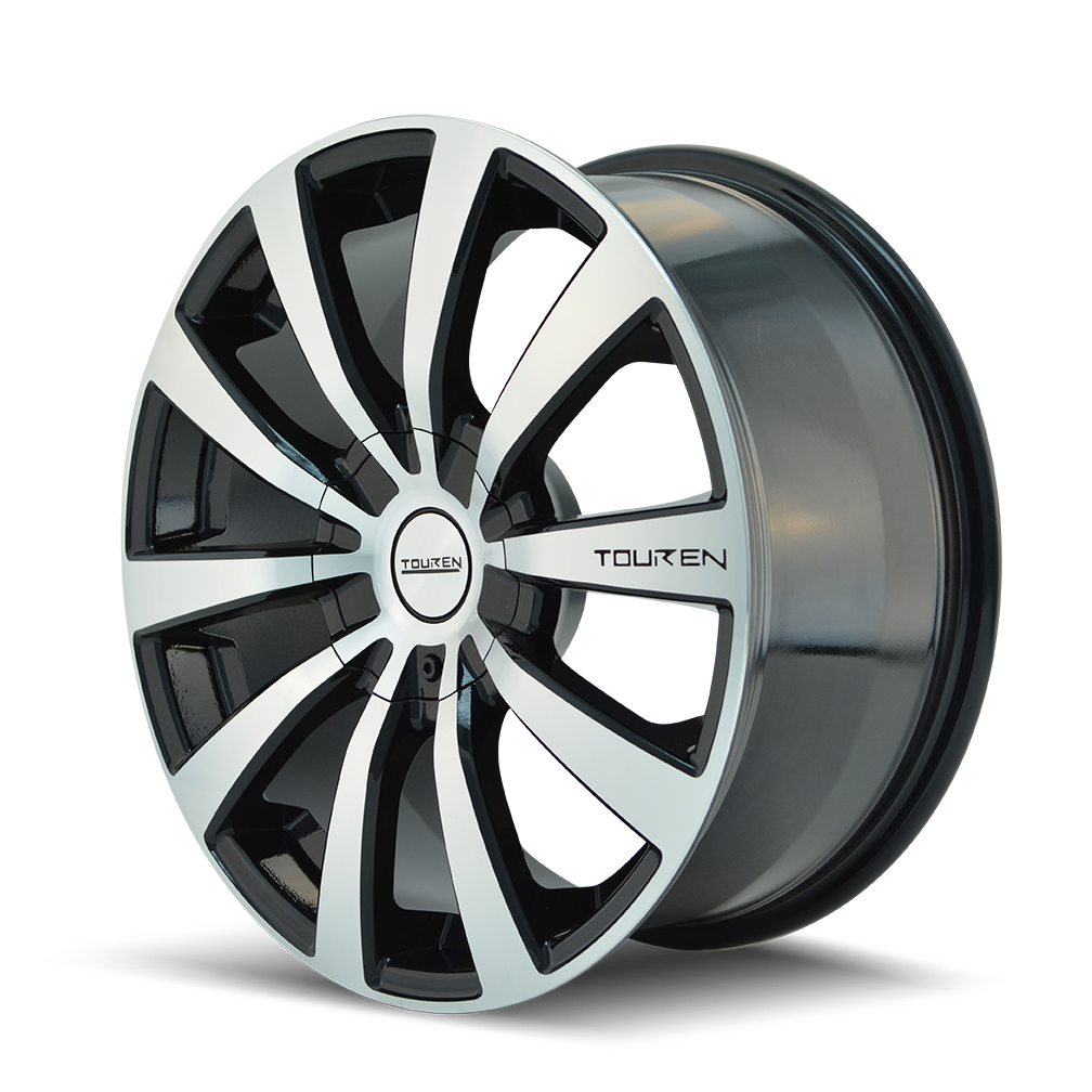 touren tr3 3130 gloss black machined 16x7 5-100/5-114.3 42mm 72.62mm
