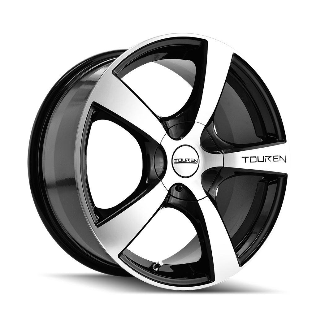 TOUREN TR9 3190 GLOSS BLACK MACHINED 16X7 4-100/4-114.3 42MM 67.1MM