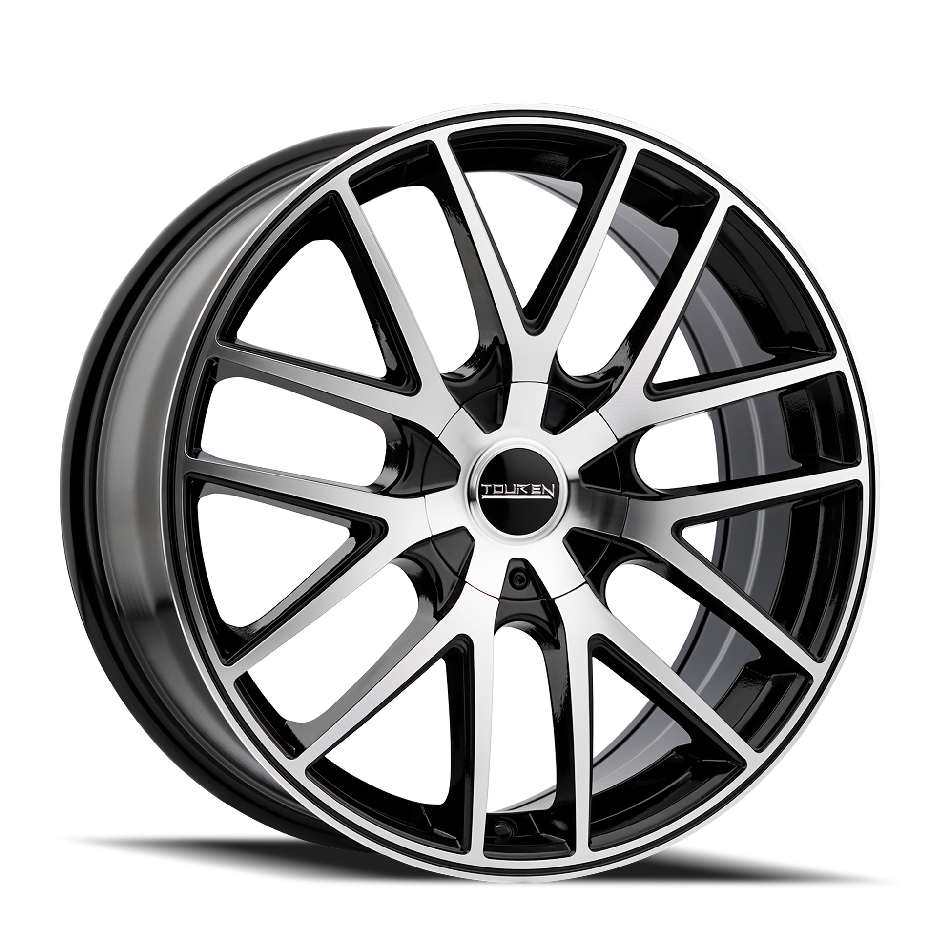 Touren TR60 wheel in Gloss Black Machined