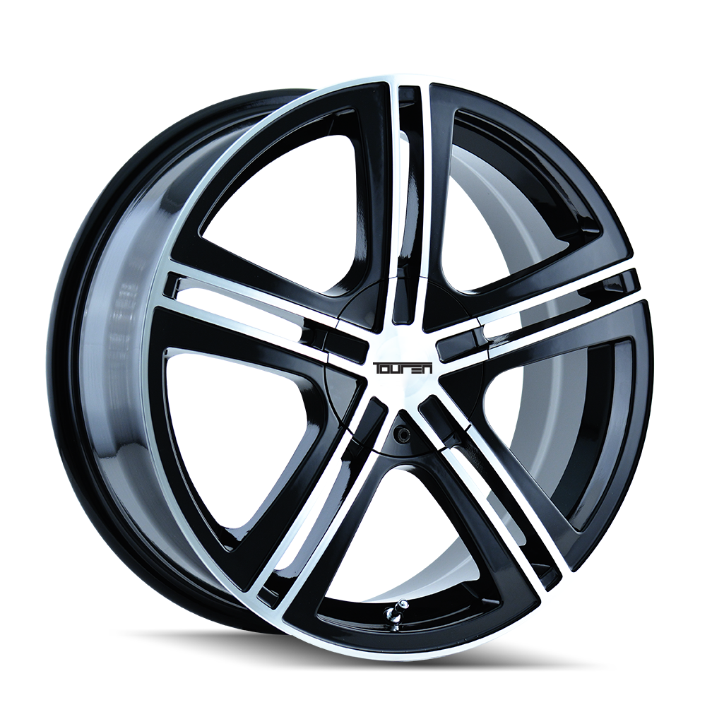 TOUREN TR62 3262 GLOSS BLACK MACHINED 17X7 5-100/5-114.3 40MM 72.62MM