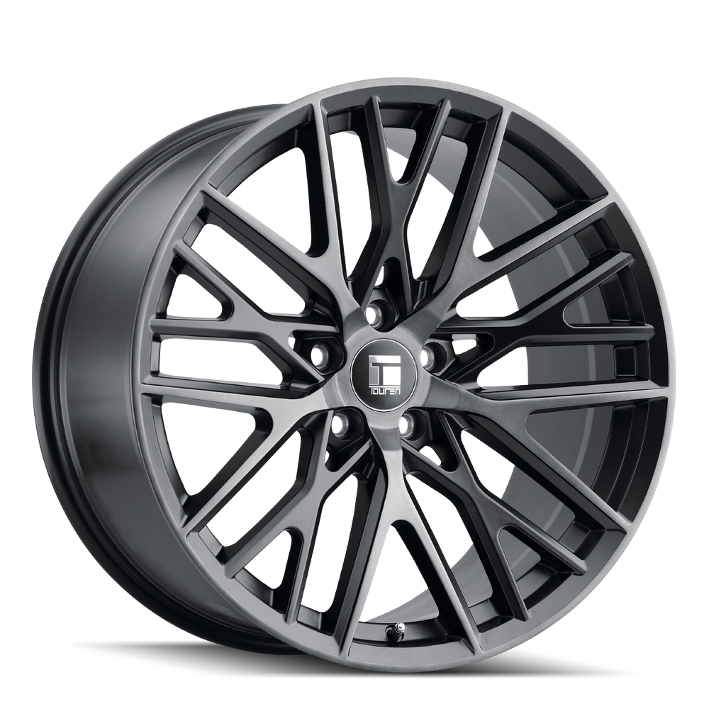 TOUREN TR91 3291 MATTE BLACK BRUSHED WITH DARK 20X9 6-120 30MM 66.9MM