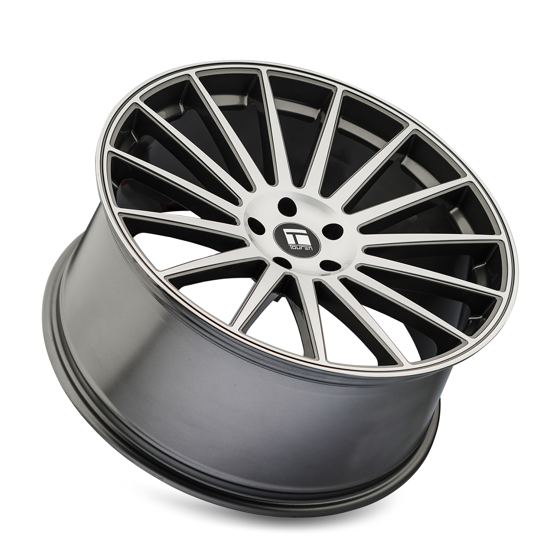 touren tr92 3292 gloss graphite machined face 20x10.5 5-114.3 35mm 72.6mm