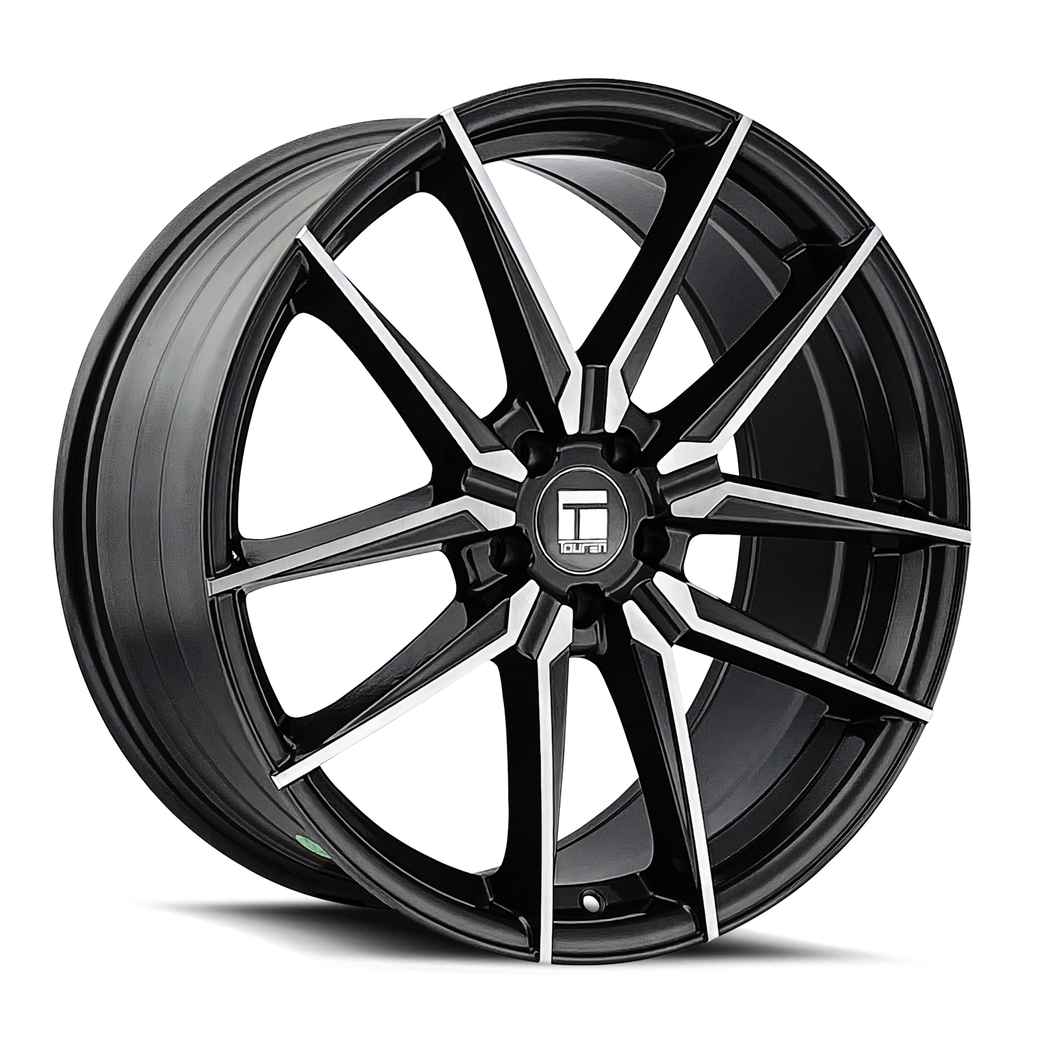 Touren TR94 wheel in Gloss Graphite Brushed With Dark