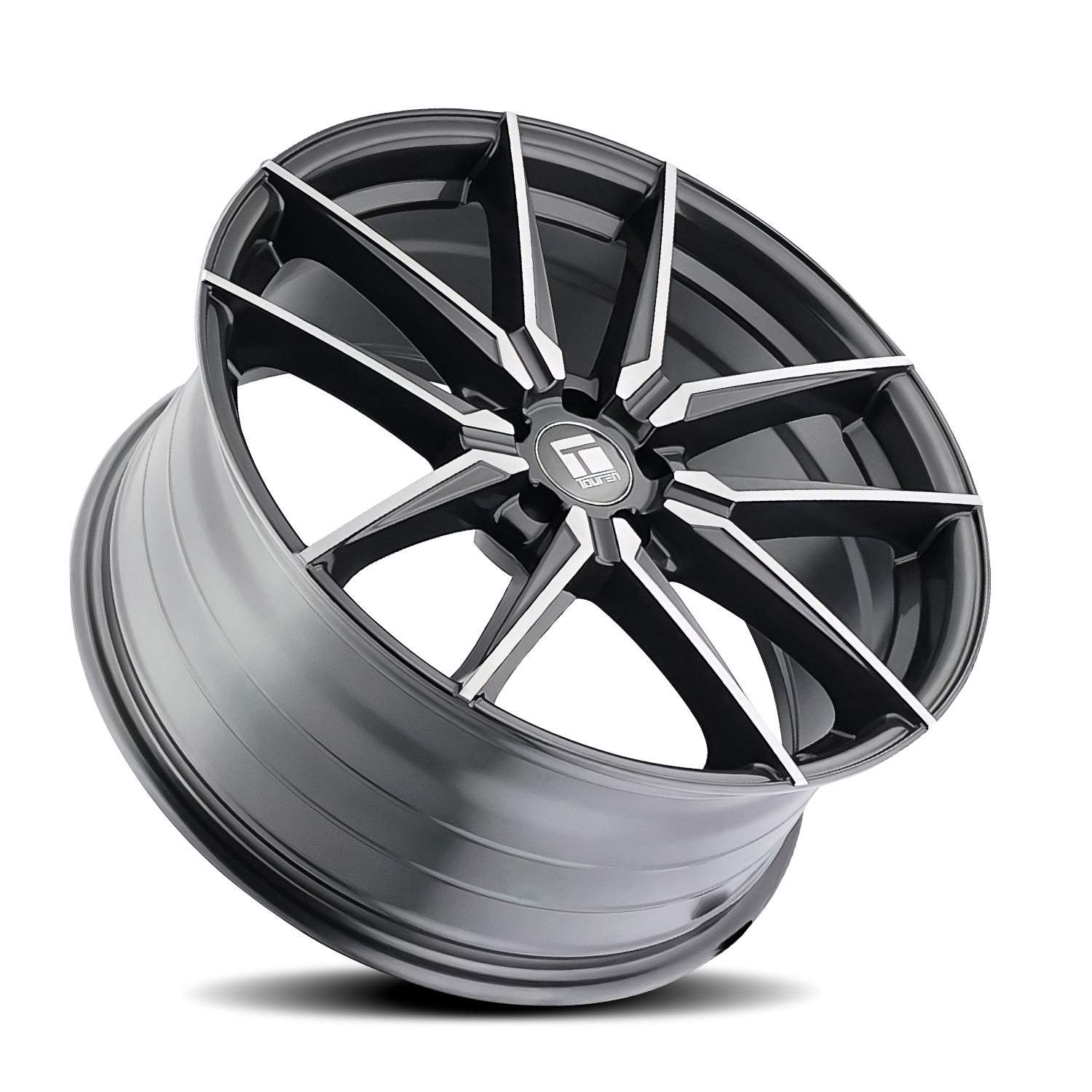 touren tr94 3294 gloss graphite brushed with dark 18x8 5-120 35mm 72.56mm