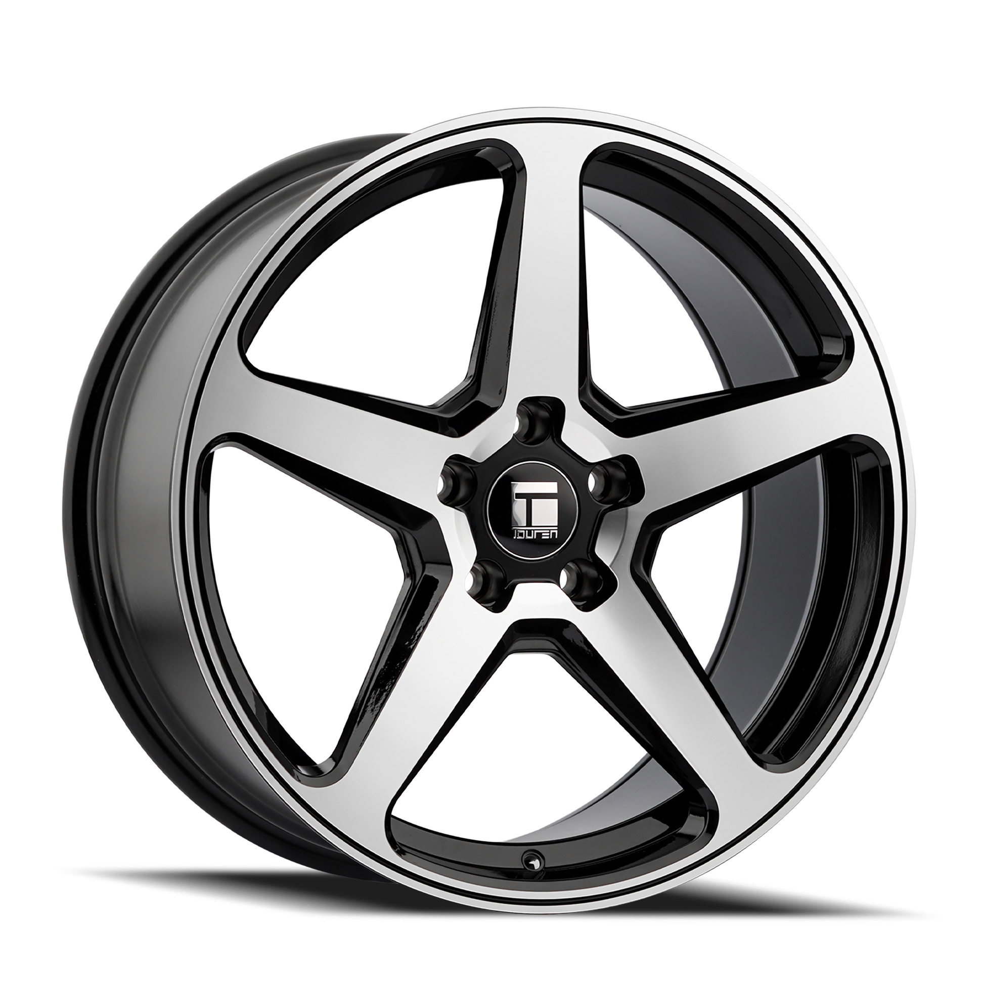 Touren TF96 wheel in Gloss Black Machined
