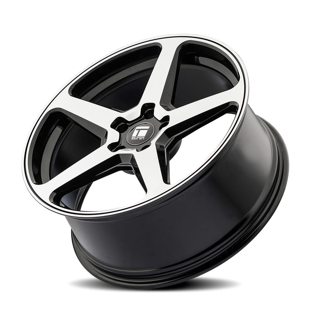 touren tf96 3296 gloss black machined 20x9 5-112 35mm 66.6mm