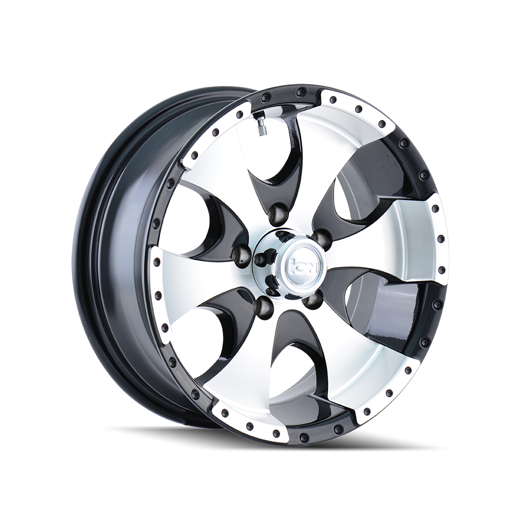 ION Alloy 136 wheel in Gloss Black Machined
