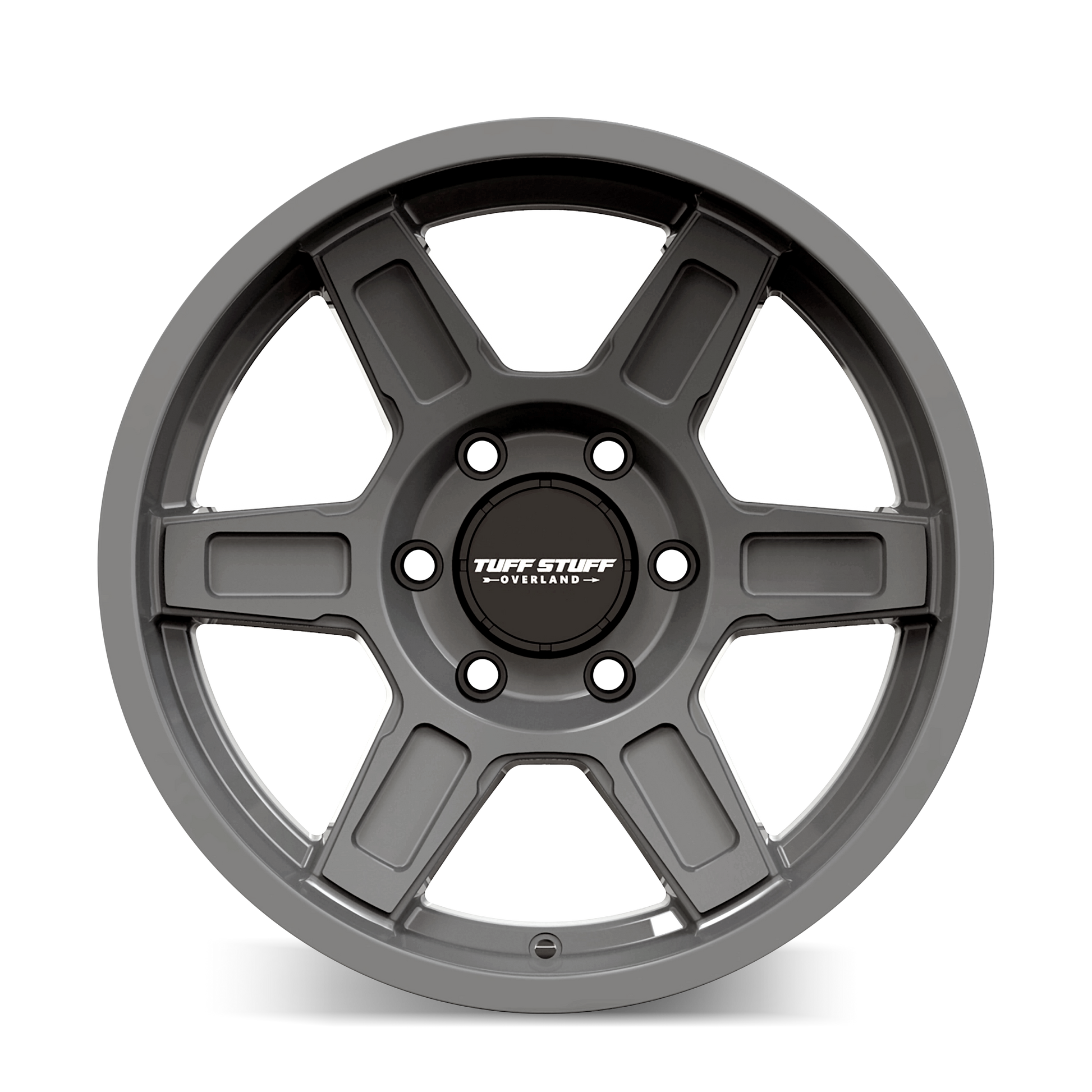 tuffstuff ascent ts01 gloss grey 17x8.5 6-120 0mm 66.9mm