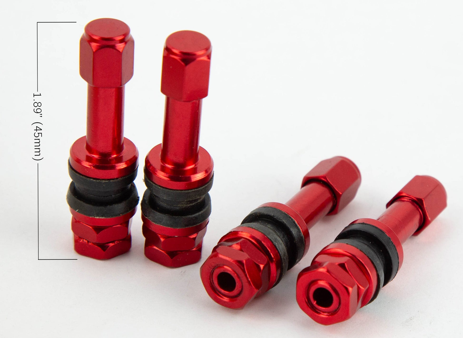 V1 Aluminum Valve Stem Set - 1.89" Long