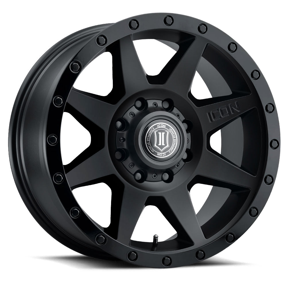 ICON Alloys Rebound HD 17x8.5 8x170 Double Black - 1817858150DB
