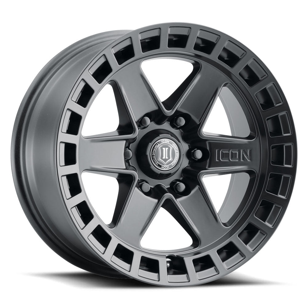 ICON Alloys Raider 17x8.5 6x135 Satin Black - 3417856350SB
