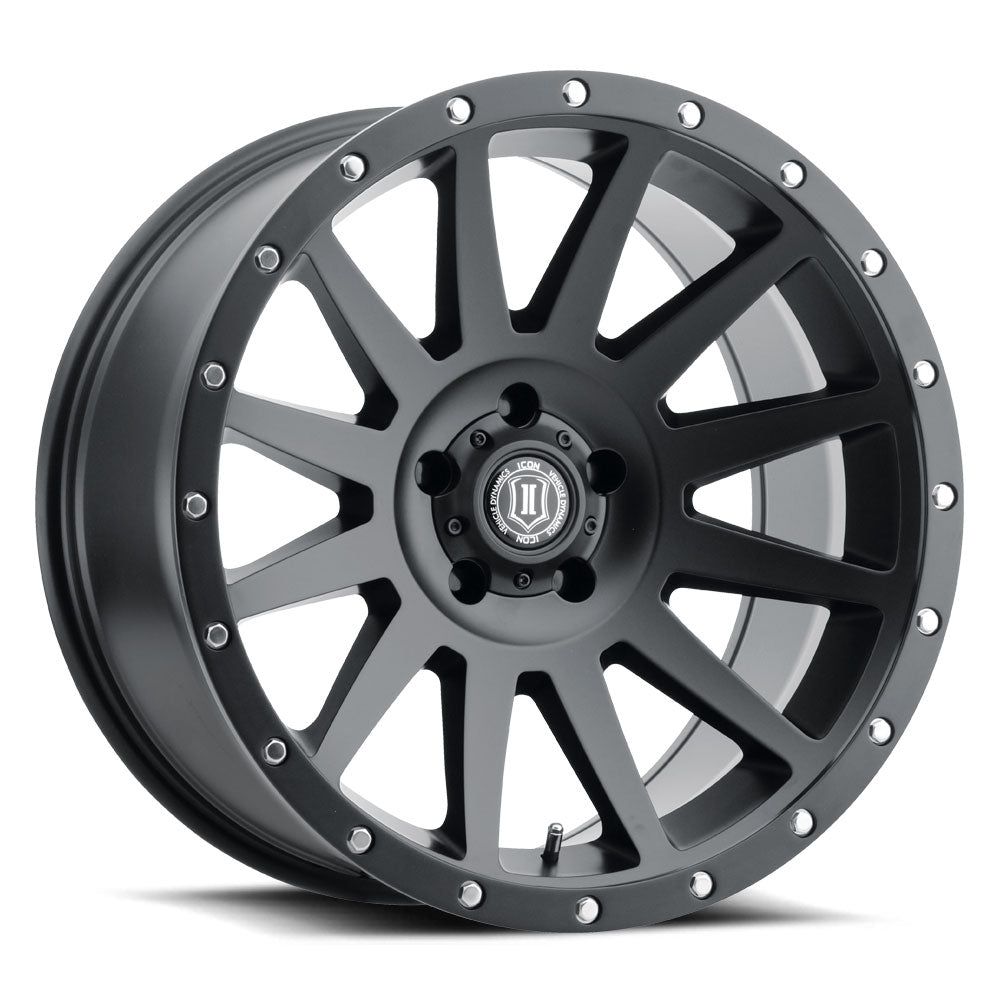 ICON Alloys Compression 20x10 5x127.0 Satin Black - 2020107350SB