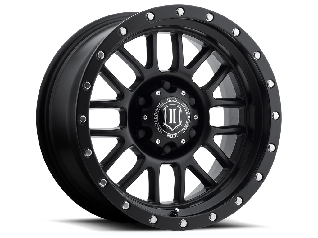 ICON Alloys Alpha 17x8.5 6x135 Satin Black - 1217856350SB