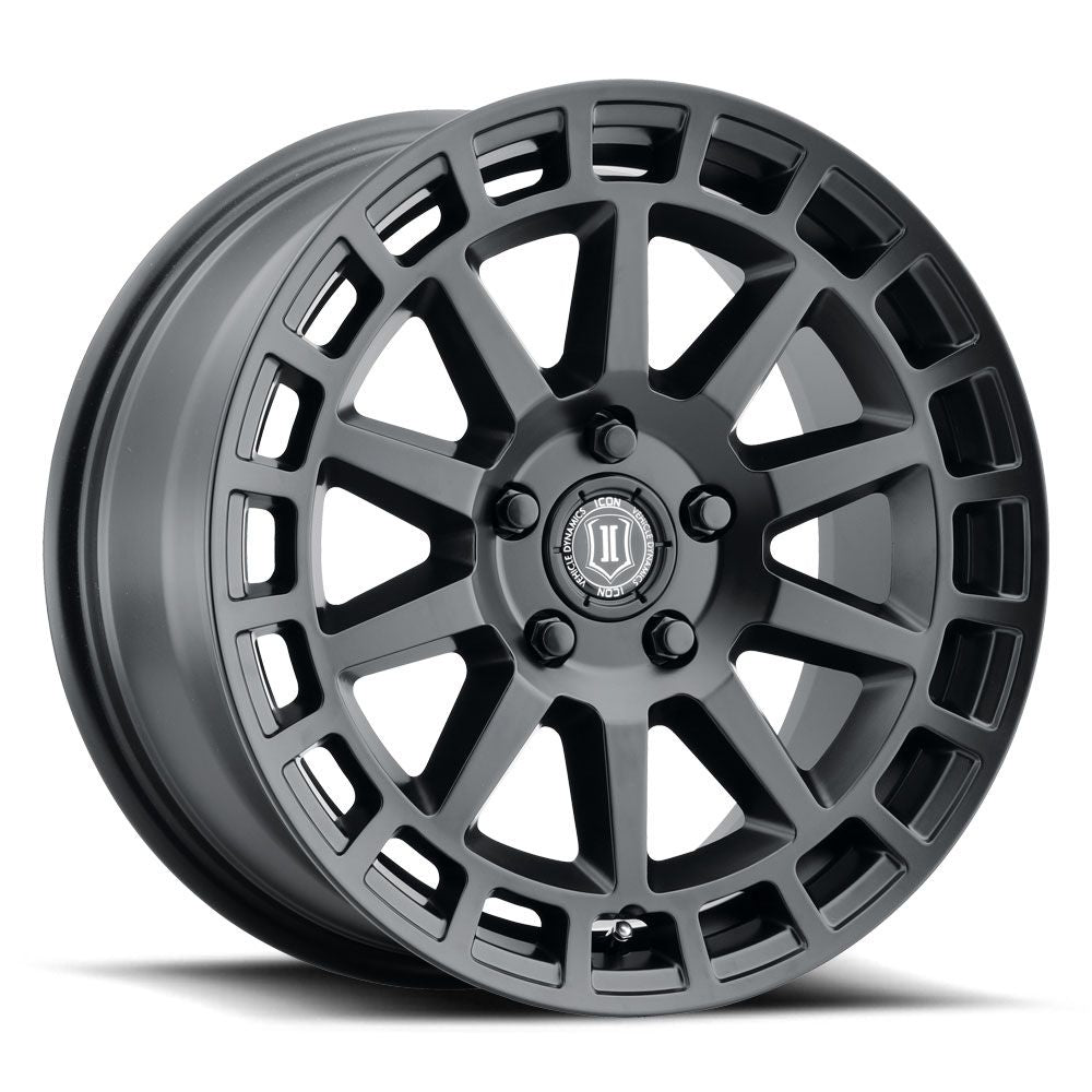 ICON Alloys Journey 17x8 5x114.3 Satin Black - 7117806560SB