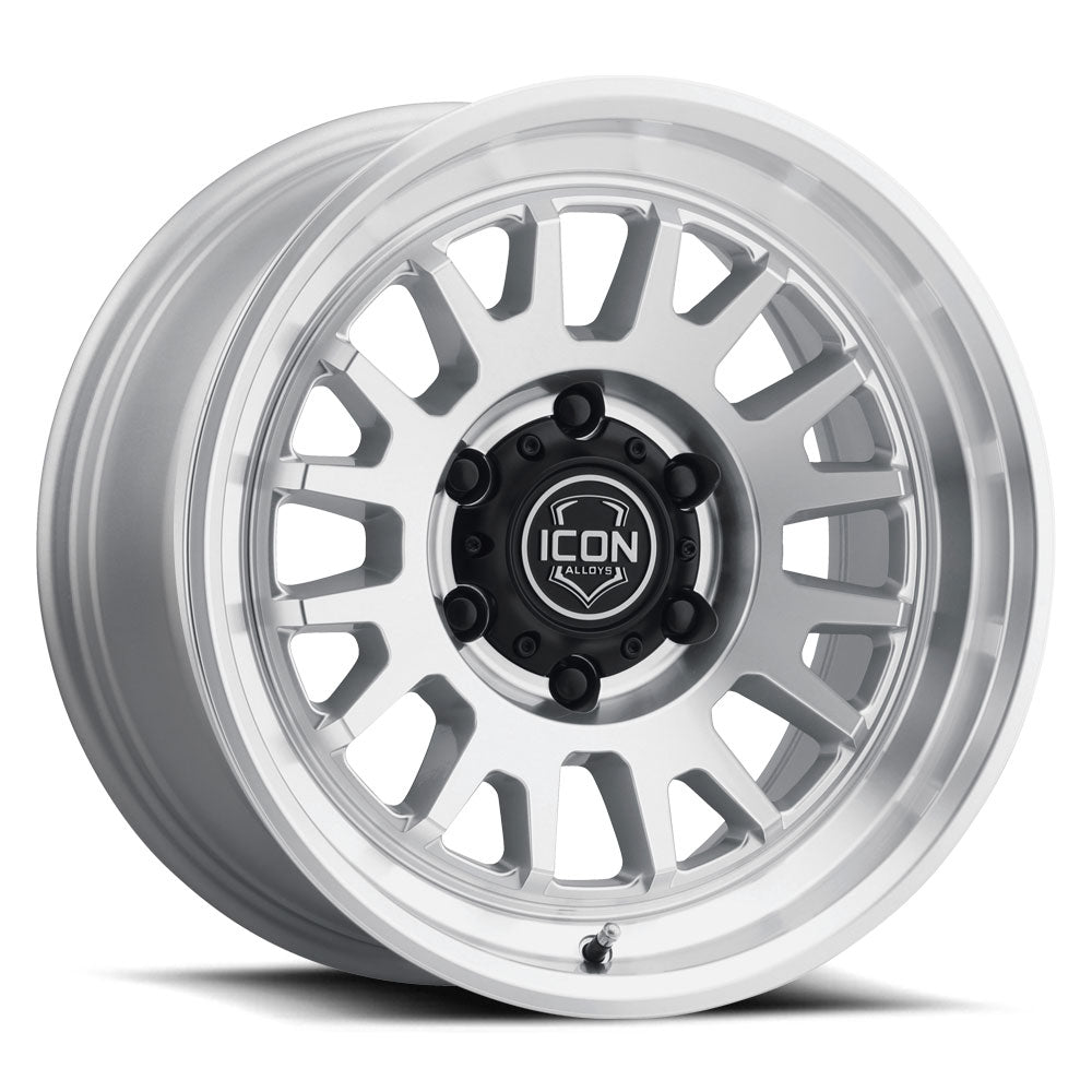 ICON Alloys Anza 17x8.5 5x127.0 Silver Machined - 8217857345SM